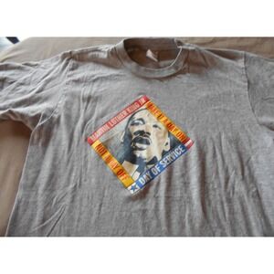 Black History T-Shirt Mens Med Gray Martin Luther King Jr Justice Day Of Service